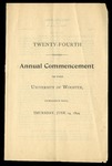 Commencement 1894 The College of Wooster