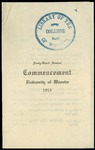 Schedule of Events 1913