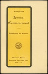 Commencement 1913 The College of Wooster