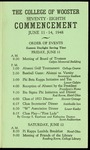 Schedule of Events 1948