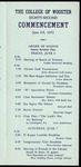 Schedule of Events 1952