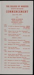 Schedule of Events 1957