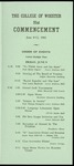 Schedule of Events 1961