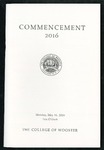 Commencement 2016 The College of Wooster