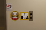 Gault Library Elevator Signage by Tobin Chin