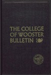 The College of Wooster Catalogue 1961-1962