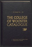 The College of Wooster Catalogue 1966-1967