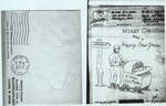 Copy of Envelope and drawing, 1944 December 27