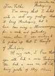 Letter from Oberammergau, 1945 November 22 by Robert D. Davis