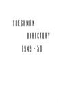 New Student Directory, 1949-1950