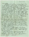 Letter from Mary to Mother- October 8, 1924