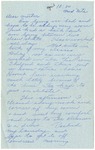 Letter from Mary to Mother- 10:00 Wed Nite, circa 1926 by Mary Behner