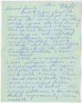 Letter from Mary to Family- April 19, 1925