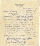 Letter from Mary to Family- January 10, 1926