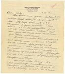 Letter from Mary to Parents- circa 1926