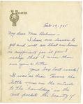 Letter from Mary Brouwer to Mrs. Behner- February 17, 1925 by Mary Brouwer