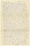 Letter from Mary to Family- April 12, 1925 by Mary Behner