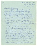 Letter from Mary to Family- November 28, 1925