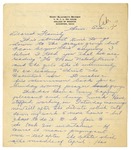 Letter from Mary to Family - Sun Eve circa 1926