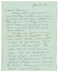 Letter from Mary to Family - January 23, 1926 by Mary Behner