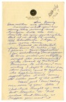 Letter from Mary to Mother & Father - Sunday Evening circa 1926