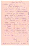 Letter from Mary to Family - Thursday December 3, 1926