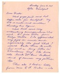 Letter from Mary to Folks - January 9, 1927 by Mary Behner