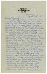 Letter from Mary to Family - Monday April 18, 1927