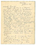 Letter from Mary to Family - Sunday June 13, 1927 by Mary Behner