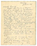 Letter from Mary to Family - Sunday June 13, 1927