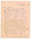 Letter from Mary to Folks - Sunday September 18, 1927