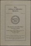 "The Search for the Golden Mean" Inaugural Address Delivered by President Charles Frederick Wishart by Charles F. Wishart