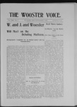 The Wooster Voice (Wooster, Ohio), 1903-11-02 by Wooster Voice Editors