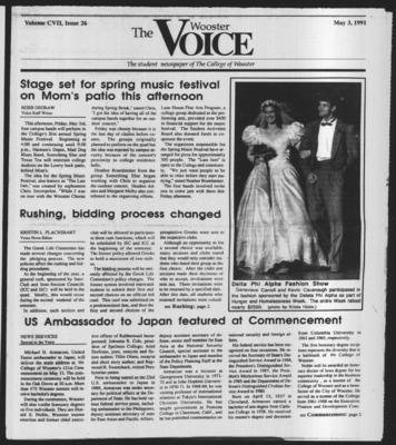 "The Wooster Voice (Wooster, OH), 1991-05-03" by Wooster Voice Editors
